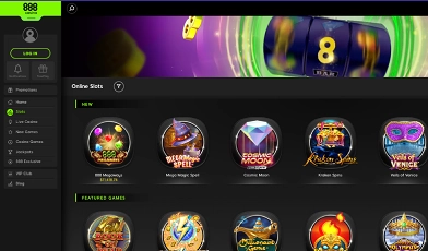 888 Casino Website