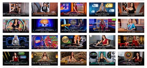 Casino.com has great variety of blackjack games