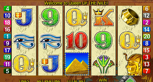 Queen of the Nile In-Game