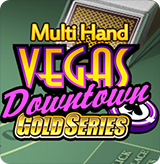 Multihand Vegas Downtown Blackjack Gold poster