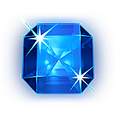 Starburst Payout Table - symbol Blue Crystal