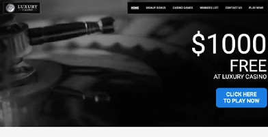 Luxury Casino Website