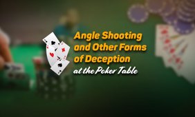 Deception and Cheating in Poker