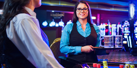 Get friendly with the casino staff