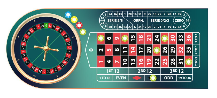 Example of Large-Coverage Roulette bet