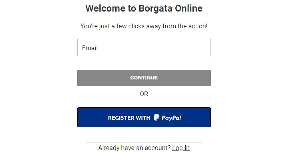 Borgata Registration