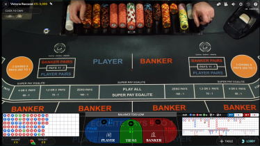 Grosvenor Casino Dual Play Baccarat