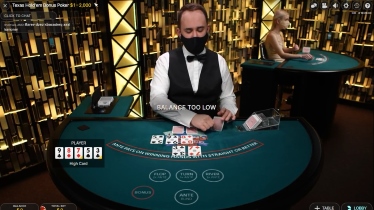 Evolution Live Poker at Lucky Niki Casino