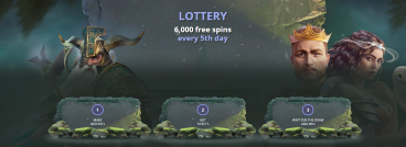 Enjoy weekly free spins lottery at PlayAmo