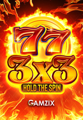 3X3: Hold The Spin game poster