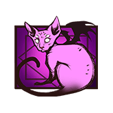 Purple Cat Symbol