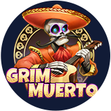 Grim Muerto slot logo