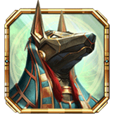 Legacy of Egypt Payout Table - symbol Anubis