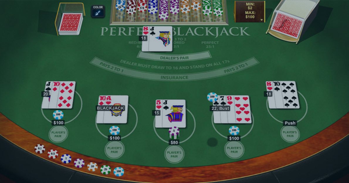 Playtech's Perfect Blackjack demo play