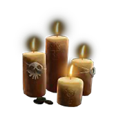 Voodoo Magic Payout Table - symbol Candles
