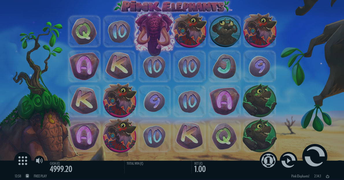 Play Pink Elephants Slot Game Demo