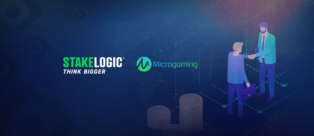 There is a new partnership deal between Microgaming and Stakelogic