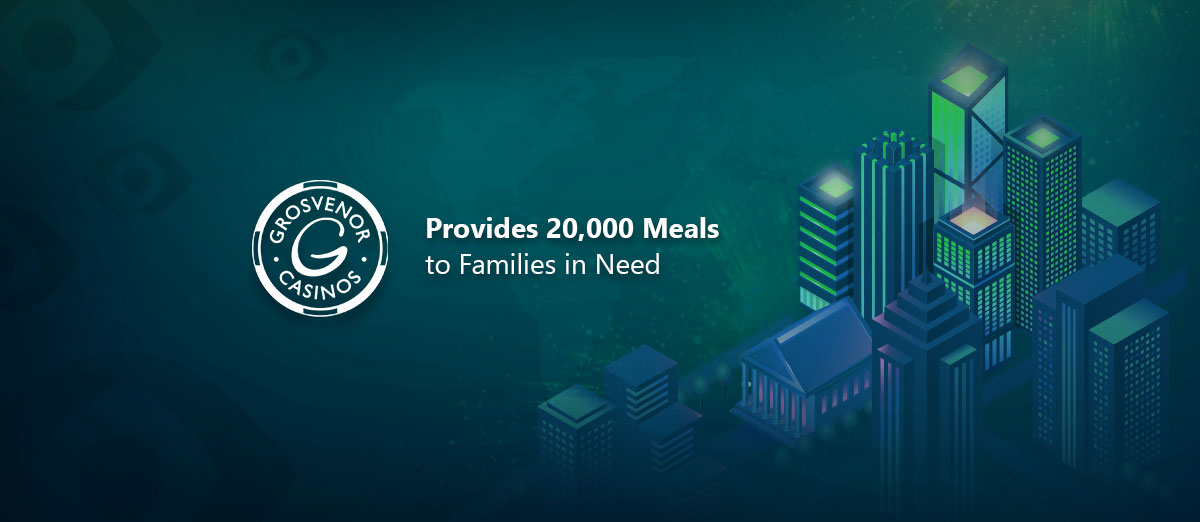 Grosvenor Casino donated 25,000 meals