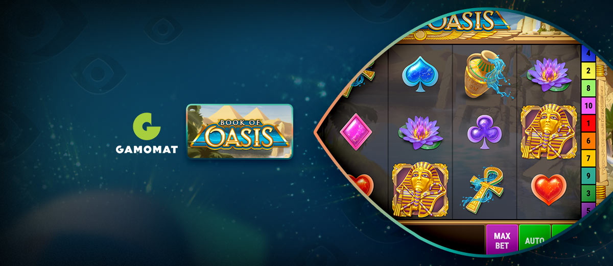GAMOMAT Launches Book of Oasis Slot