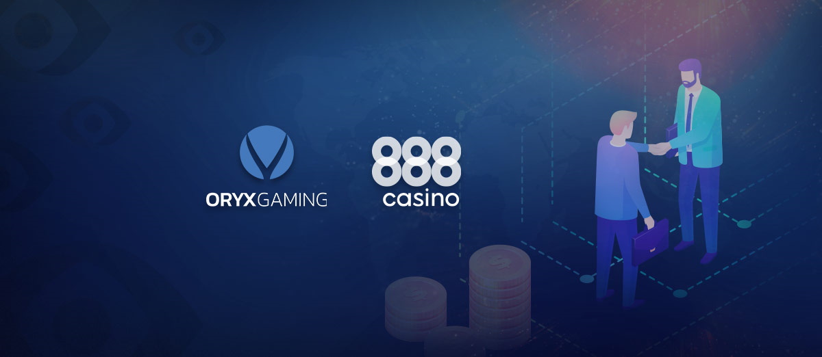 Oryx Gaming has signed a content deal with 888casino
