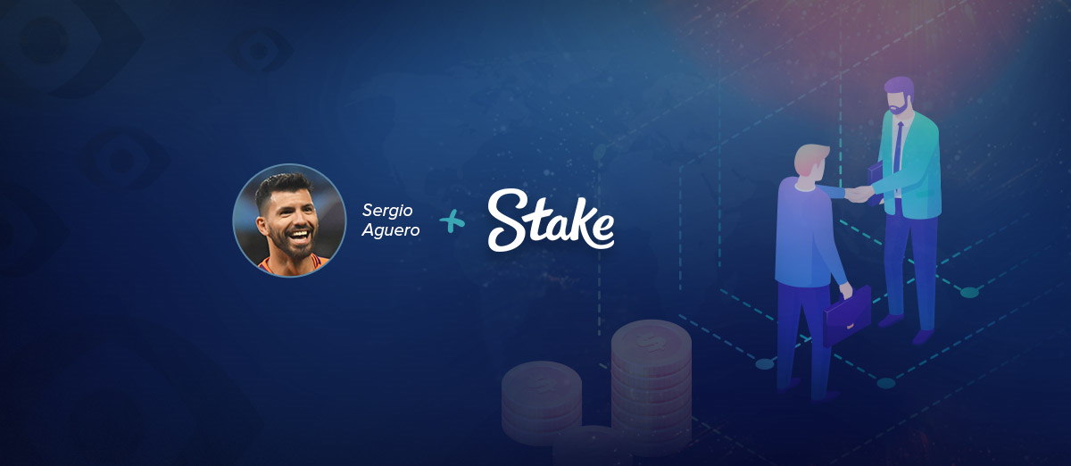 Stake has announced Sergio Aguero as new ambassador