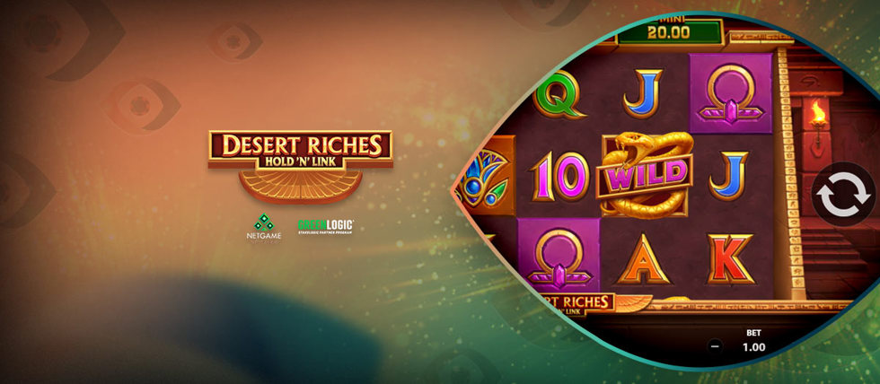 New Stakelogic Slot Desert Riches Hold ’n’ Link