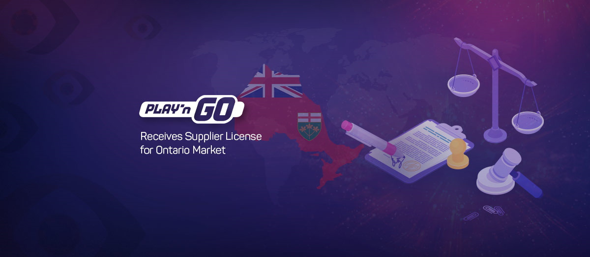 Play'n GO has received license for Ontario market