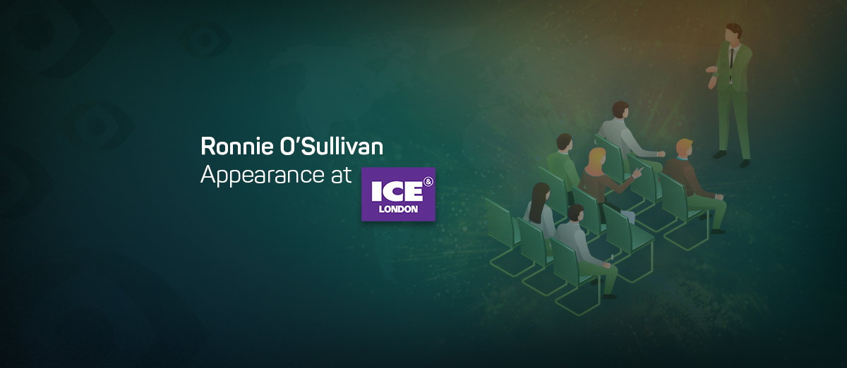 Ronnie O’Sullivan will be coming to ICE London