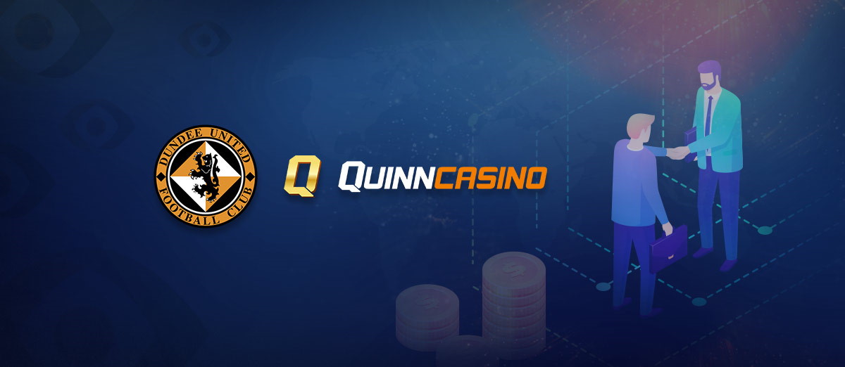 QuinnCasino will be the principal sponsor of Dundee United