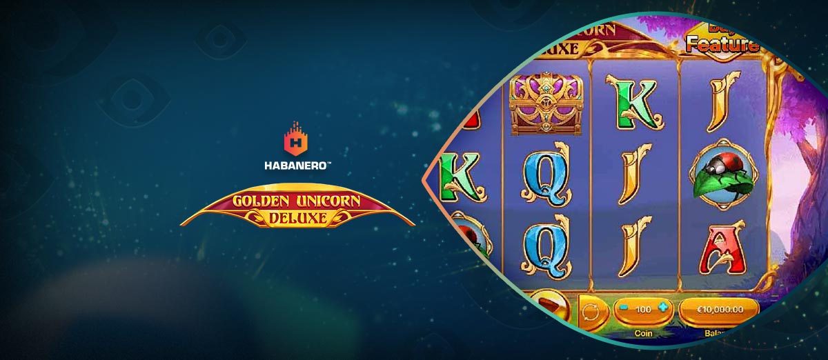 Habanero Releases Golden Unicorn Deluxe Slot