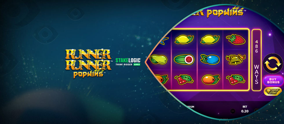 Stakelogic Launches New Slot Runner Runner Popwins