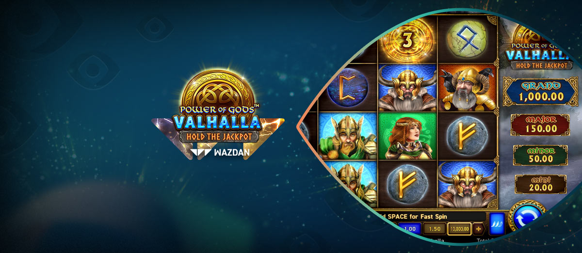 Wazdan Releases Power of Gods: Valhalla Slot