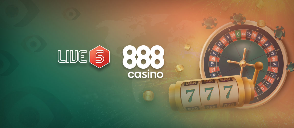 Live 5 and 888casino sign deal