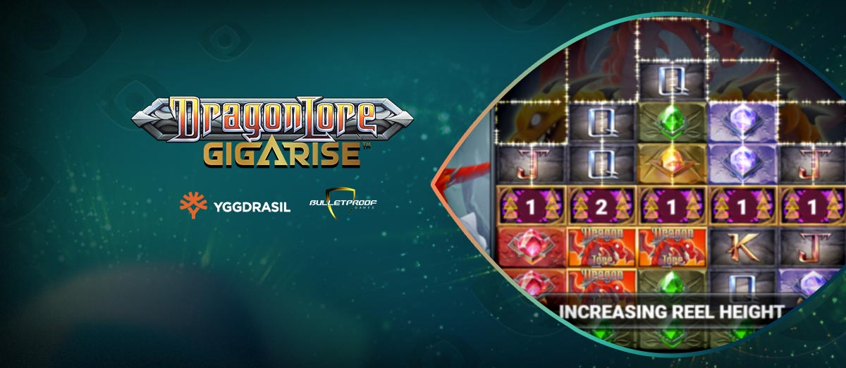 Dragon Lore GigaRise slot from Bulletproof Games
