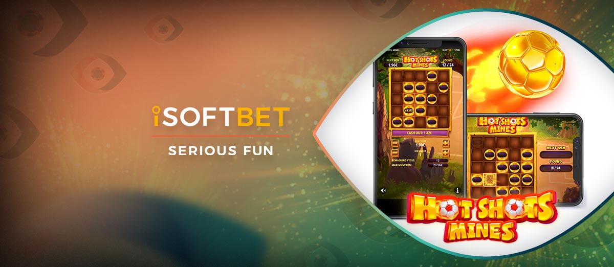 iSoftBet releases Hot Shots Mines
