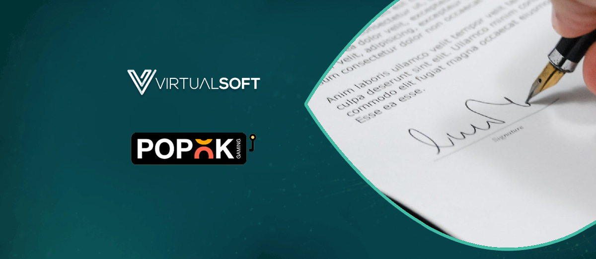 PopOK Gaming agreement with VirtualSoft
