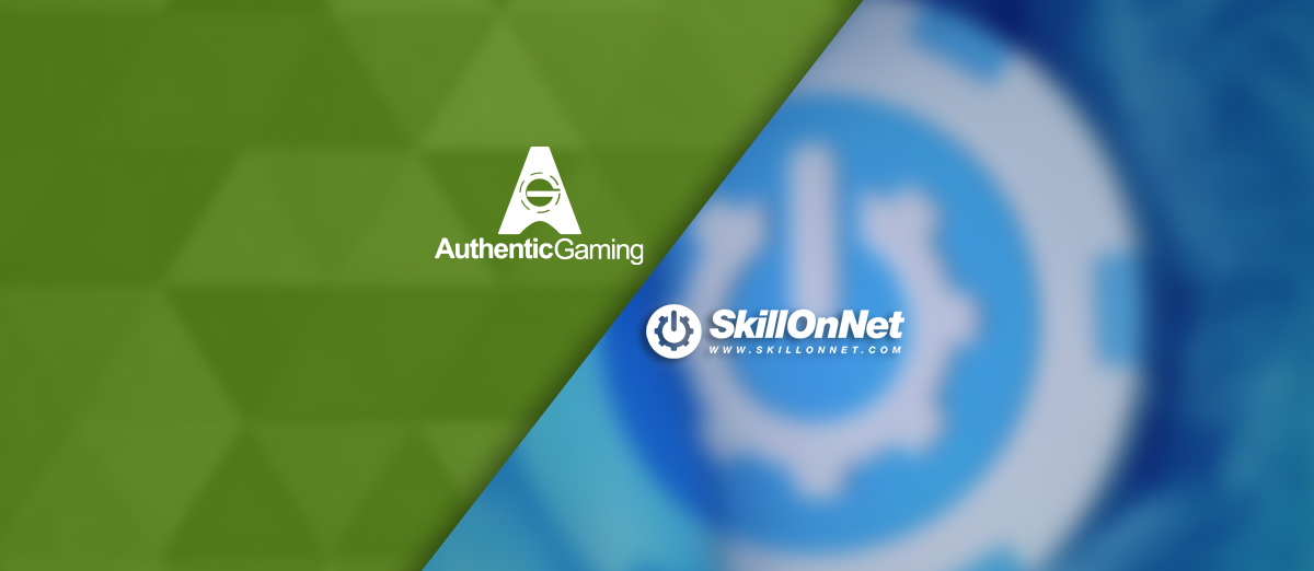 Authentic Gaming now available at SkillOnNet brands