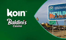 Koin Payments Ushers In Cashless Gaming in Northern Nevada with Baldini’s Casino