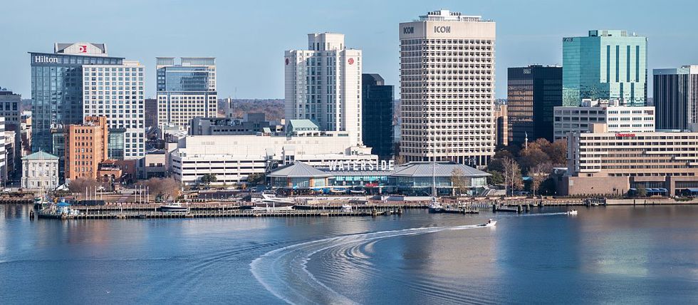 A View of Norfolk, VA, From the Water