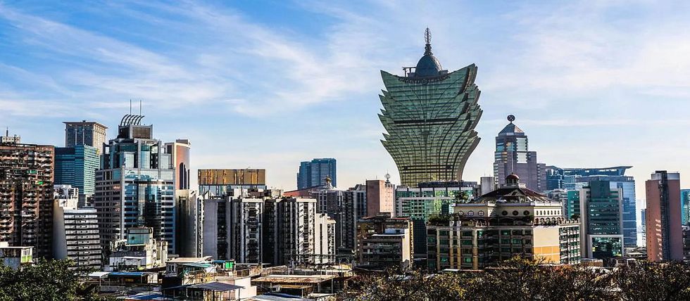 Macau's skyline during the day