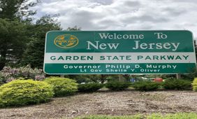 A Welcome to New Jersey sign