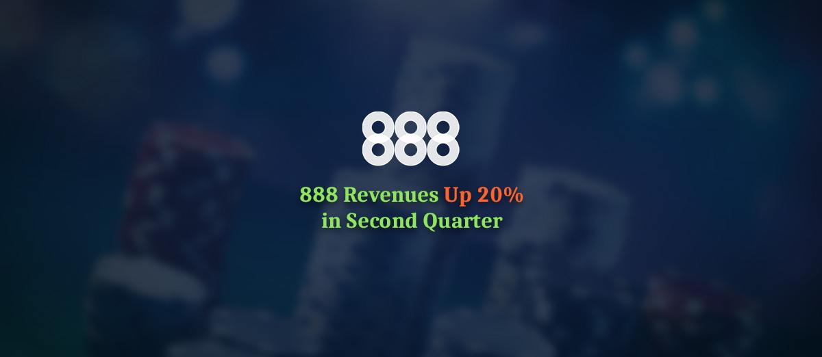 888 has reported a 20% increase in revenue