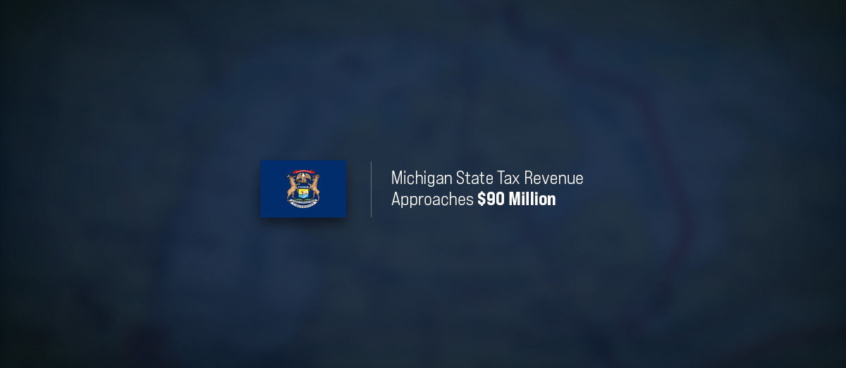 Michigan state tax revenue is almost $100 million