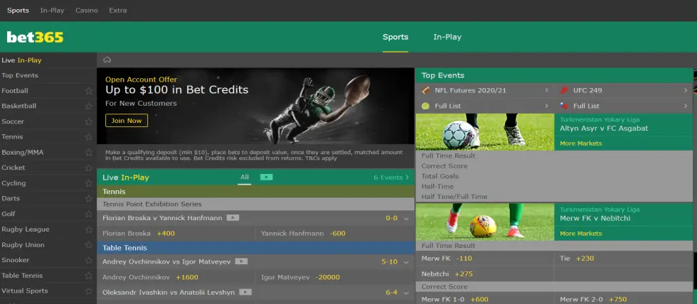 bet365 Launches Online Sportsbook in Tennessee