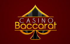 Baccarat is very easy to play