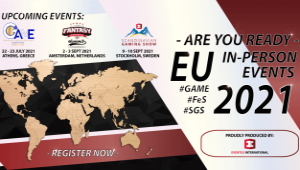 Eventus International has confirmed three in-person gaming events