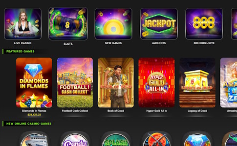 888 Casino welcome bonus